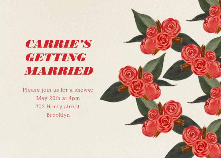 Rosebud - Invitation by Paperless Post