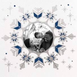 Celestial Snowflake - Hanukkah Card by Paperless Post