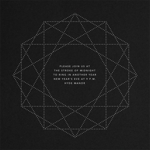 Gamma Ray - New Year's Eve Invitation by Paperless Post