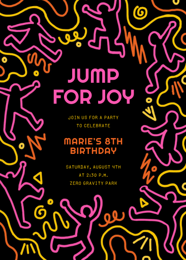 Electric Outline - Birthday Invitation by Paperless Post
