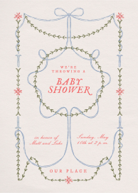 Interwoven - Baby Shower Invitation by Emilia Wickstead