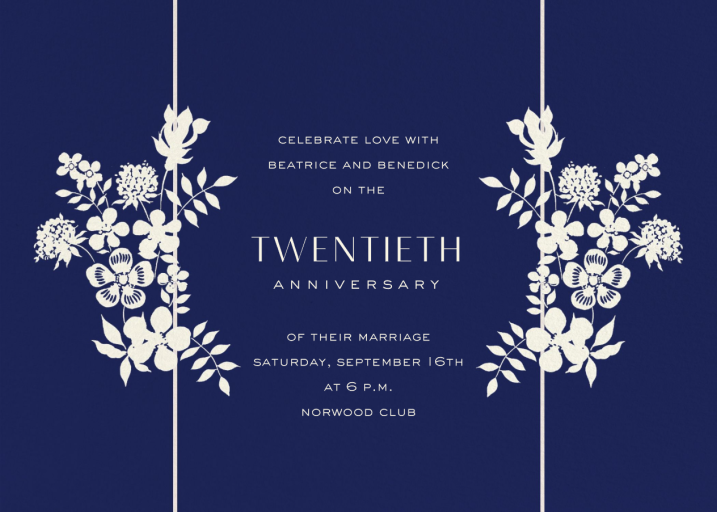 Edenham - Anniversary Invitation by Liberty