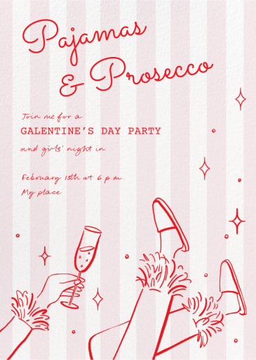 Pajamas and Prosecco - Invitation by Paperless Post