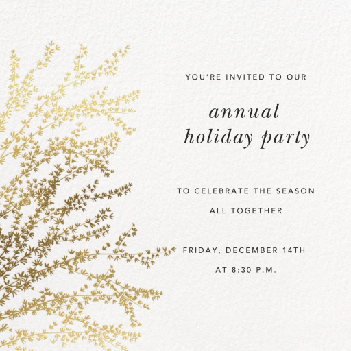 Forsythia Branch - Bridal Shower Invitation by Paperless Post