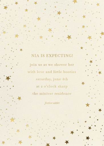 Stars and Sparkle - Baby Shower Invitation by Sugar Paper
