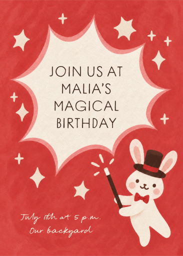 Magician's Assistant - Birthday Invitation by Paperless Post