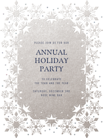 Little Paper Snowflakes - Corporate Holiday Party Invitation by Paperless Post