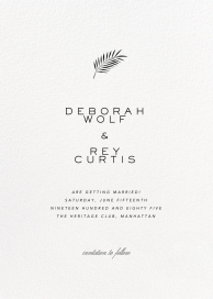 Blanc - Save the Date by Paperless Post