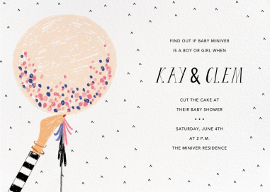 Ready to Burst - Baby Shower Invitation by Mr. Boddington's Studio