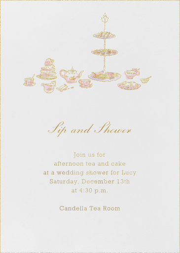 High Tea - Invitation by Paperless Post