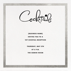 Classic Vintage - Cocktail Party Invitation by kate spade new york