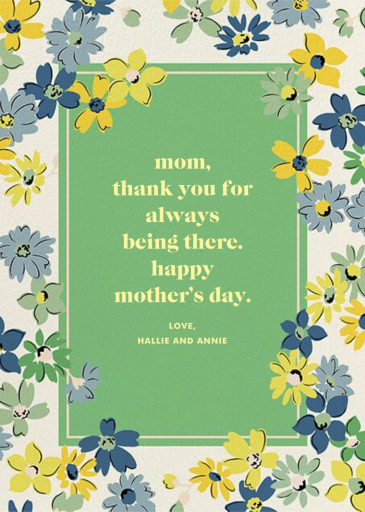 Floral Medley - Mother's Day Card by kate spade new york