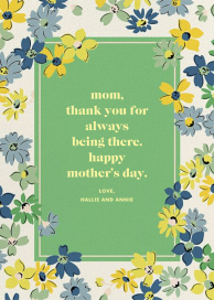 Floral Medley - Mother's Day Card by kate spade new york