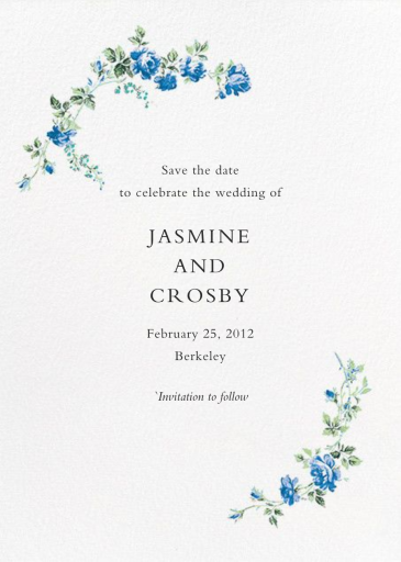 Elizabeth Daylight (Photo Save the Date) - Save the Date by Liberty - Back