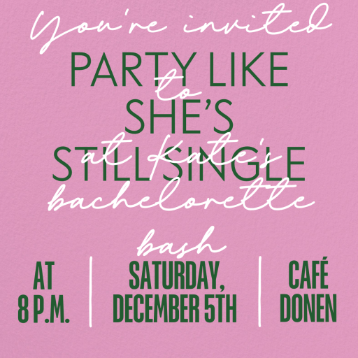 Party in Pink - Bachelor Party Invitation by Paperless Post