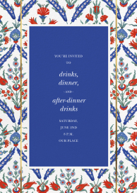Ottoman Floral - Party Invitation by Oscar de la Renta