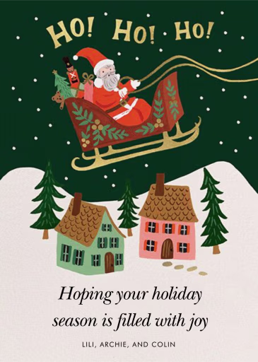 Christmas Delivery - Holiday Card by Rifle Paper Co.