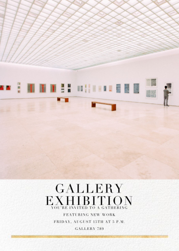 Underscore (Photo) - Art Exhibition Invitation by Paperless Post