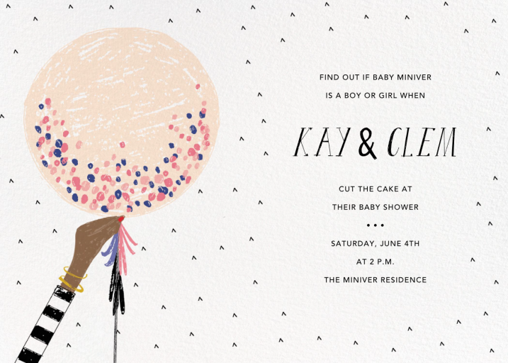 Ready to Burst - Baby Shower Invitation by Mr. Boddington's Studio