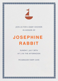 Points of Sail - Baby Shower Invitation by Jonathan Adler
