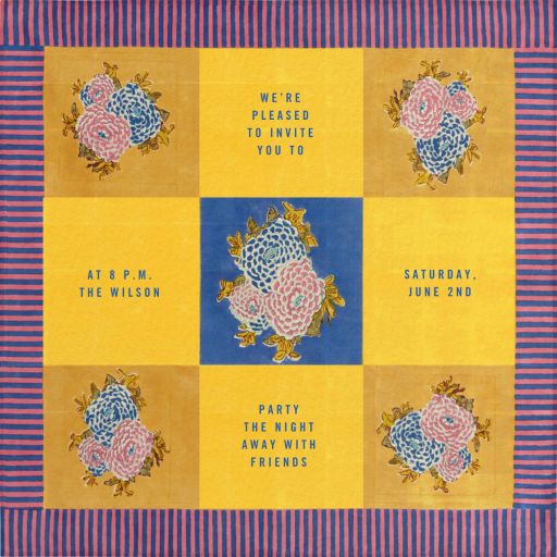 Tessuti - Birthday Invitation by Lisa Corti