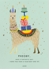 Llama Birthday by Rifle Paper Co.