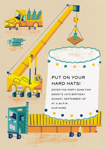 Under Construction by Paperless Post