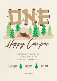 Happy Camper - Birthday Invitation by Paperless Post