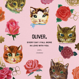 Fetards (Chatte) - Valentine's Day Card by Nathalie Lété