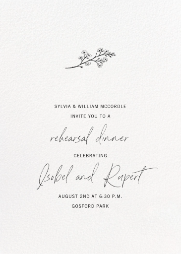 Full-Page Photo Tall (Double-Sided) - Rehearsal Dinner Invitation by Paperless Post - Back