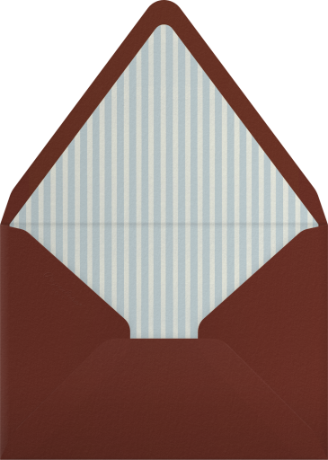 Autumn Pumpkin Floral Invitation Envelope