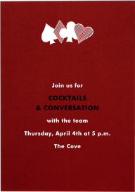 Crimson - Cocktail Party Invitation by Paperless Post