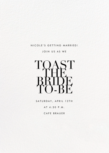 Editorial II (Photo Invitation) - Invitation by Paperless Post - Back