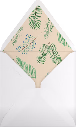 Pine Cone and Juniper - Paperless Post Envelope