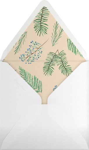 Pine Cone and Juniper - Paperless Post Envelope