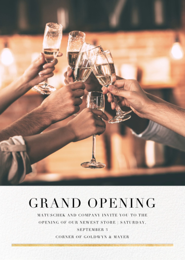 Underscore (Photo) by Paperless Post