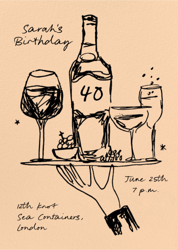 Another Round - Invitation by Pulp Templates Co.