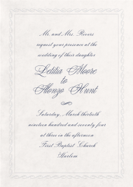 Soft Scroll - Wedding Invitation by Paperless Post