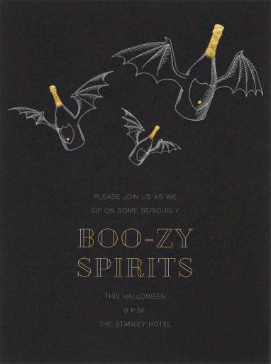 Bat Bottles - Invitation by Paperless Post