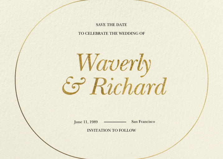 Ovation - Save the Date by Paperless Post