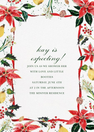 Holiday Harvest (Greeting) - Baby Shower Invitation by Happy Menocal