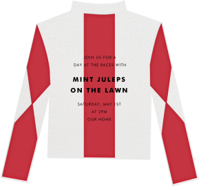 Racing Silk Stripe by Paperless Post