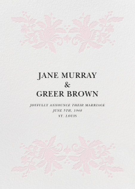 Leaf Lace I Save The Date by Oscar de la Renta