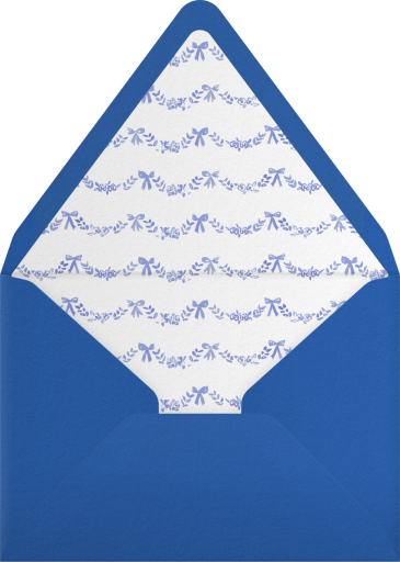 Blue Florals (Gina Langford) - Dogwood Hill Envelope