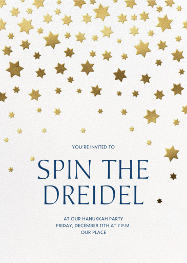 Starry Sky - Hanukkah Invitation by Paperless Post