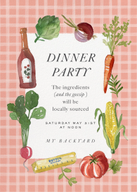 Locally Sourced - Birthday Invitation by Martha Stewart