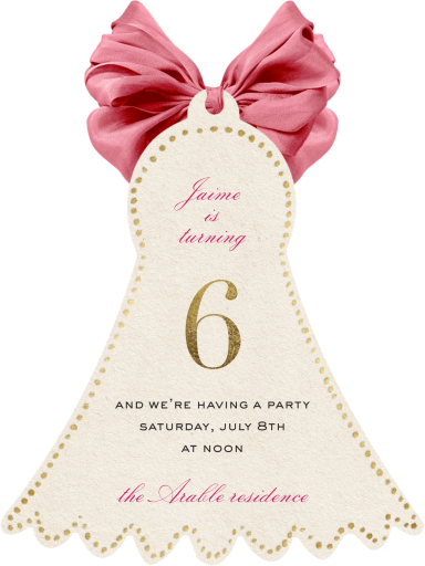 Twirled Tassel - Birthday Card by Fin Fellowes - Back