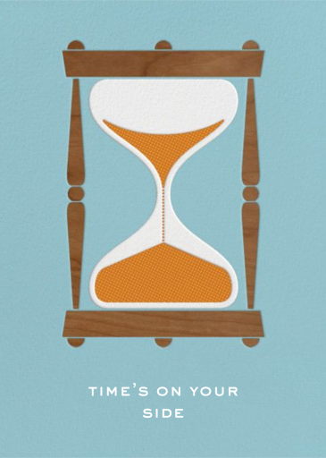 Hourglass - Birthday Card by Paperless Post
