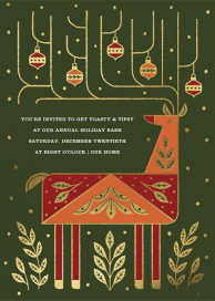 Folk Reindeer by Paperless Post