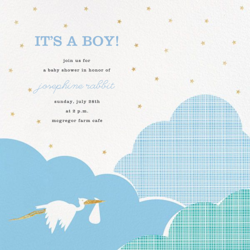 Fly by Night - Baby Shower Invitation by Hello!Lucky